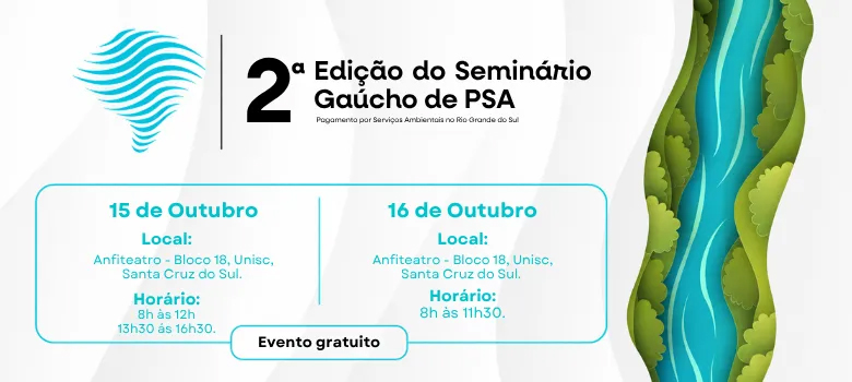 2º Seminário Gaúcho de Pagamento por Serviços Ambientais